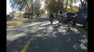 Horn is not to alert when passing, and is illegal to do so in Colorado, USA. Just pass when safe.