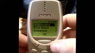 Nokia 3310 Tunes - Ringtones Walkthrough on a Real Phone
