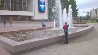 Фонтан в Архангельске