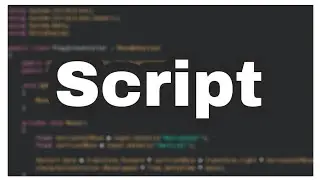 السكربت في يونتي - unity 3d script - unity 3d
