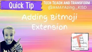 How to Add Bitmoji Extension 1