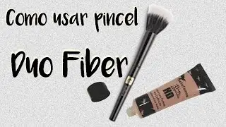 Como aplicar base com Pincel Duo Fiber | VERÔNICA NEVES