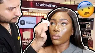 GETTING MY MAKEUP DONE AT A CHARLOTTE TILBURY COUNTER | Ropo Demure
