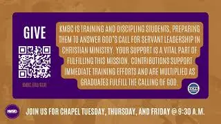 10-29-24 Chapel | Rev. Greg McClain 