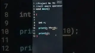 Null aware operators in Dart 🎯