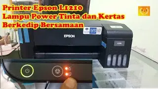 Printer Epson L1210 Lampu Power Tinta Dan Kertas Berkedip Bersamaan Error Code 034004