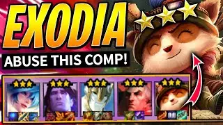 MUST ABUSE 3 STAR EXODIA RE-ROLL STRATEGY FOR RANKED! - TFT SET 9 GUIDE Teamfight Tactics Best Comps