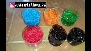 Cara membuat beras warna-warni sensory play anak
