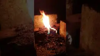 Mystical Imbolc Spectral Fire! (Thanks to a little bit of Copper Emission Spectra!)