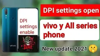 Dpi+Sensitivity l Vivo Y All  Mobile Setting - Y11 ,Y12, Y15, Y19, Y17, Y60, Y90 l Free Fire