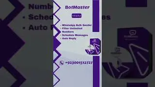 "BotMster" Advanced WhatsApp Marketing Software.WhtsApp me for details#botmaster #whatsappmarketing