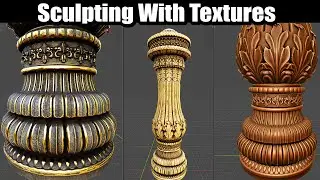 Sculpting With Textures in Blender | 4.0