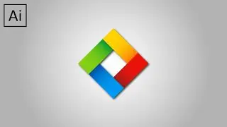 Logo design Tutorial, How to create a creative gradient logo using adobe Illustrtor CC