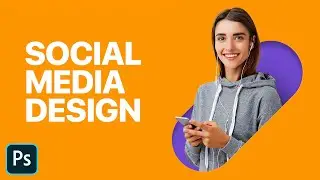 Social Media Design in Photoshop #1 Photoshop darslari | Фотошоп дарслари