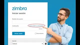 Como habilitar "Se te olvidó tu contraseña" en ZIMBRA Forgot password FACIL Y RAPIDO.