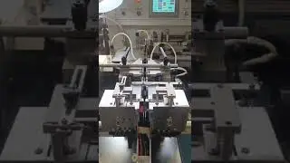 YS-3000 touch screen high speed clothing label ribbons automatic cutting and folding machine