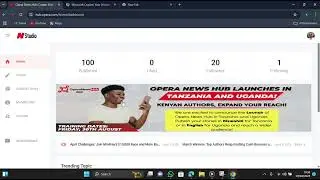how to publish articles on opera  news hub