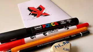 Como dibujar la letra V en graffiti #graffiti