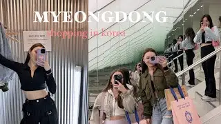 Güney Kore’nin ünlü sokağı Myeongdong’da alışverişe gidelim 🛍️🩷