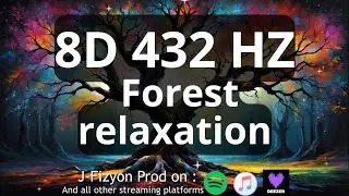 8D FOREST RELAXATION Music | 432 Hz Healing Soundscape for Stress Relief