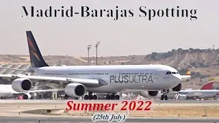 New Spotter Area at Madrid-Barajas Airport (2022-07-25) 50fps