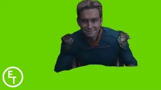 GREEN SCREEN - Homelander out of nowhere [THE BOYS Season 3 BLOOOPERS]