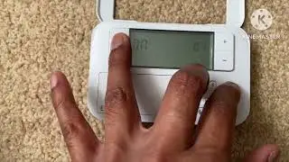 How to use ESI wireless thermostat - manual mode
