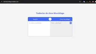 Traductor de clave murcielago | @EDEPTEC