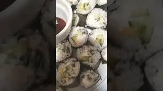 #суши #sushi #mukbang #sushiroll #roll #онкология  #домашниерецепты #домашниесуши #ролы #еда