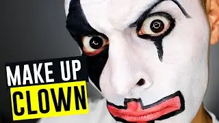✅ Cómo MAQUILLARSE para CLOWN y MIMO 🎭 [Make Up 2021] Expresiones Faciales