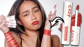 8 NEW Shades Focallure Velvet Mist Lip Clay, but one shade disappointed me.