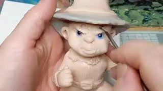 This is my mini Freddy Krueger, sculpted from Sculpey polymer clay