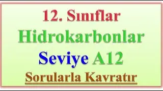 12 .SINIFLAR HİDROKARBONLAR SEVİYE A12