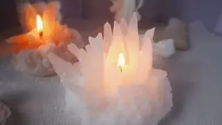 Candle Making Tutorial #9: Jade Stone Cluster (mold-free)
