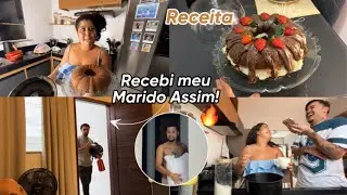 RECEBI MEU MARIDO DO TRABALHO ASSIM 🥵 MELHOR RECEITA DE BOLO DE CHOCOLATE!!! Mile Steffani
