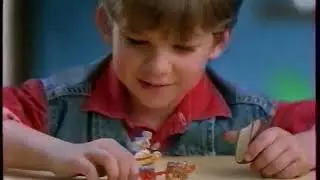Анонсы, реклама 'Kinder Surprise' и фрагмент 'Спокойной ночи, малыши!' (ОРТ, 27.12.1996)