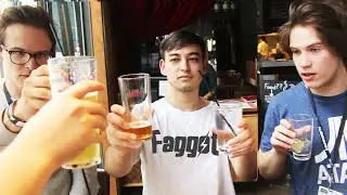 Drunk Man Children Shout 