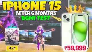 🔥iPhone 15 After 6 Month Gaming Review | iPhone 15 Bgmi Test