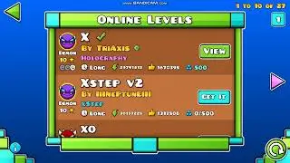 GeometryDash мои прогрессы в 2 демона