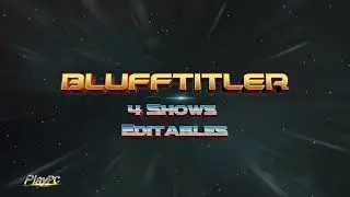 4 Plantillas para Blufftitler