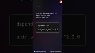 Animation Search Bar