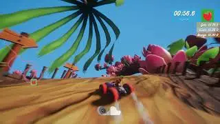 All-Star Fruit Racing: Time Attack Gold - Banyan Tree (Three Pistons)