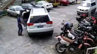 Let me show you how to park. Oops