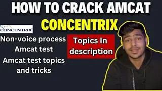 How to Crack AMCAT Test || Question & Answers || Non voice Process || Concentrix #amcat #concentrix