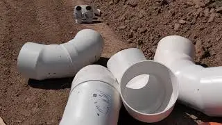 Pipeline project during construction