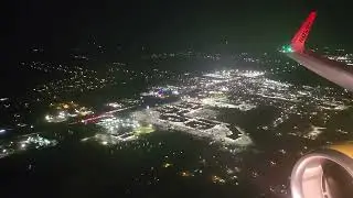 Air Eleanoria Boeing 737-900ER Hybrid EN890 landing at Fort Klein/Molly Springs (REM) (FLIGHT OVER)