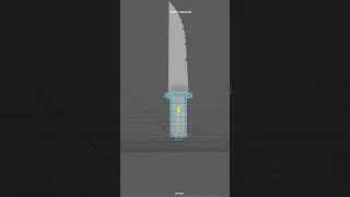 3D MODELING LOW POLY KNIFE IN AUTODESK MAYA and SUBSTANCE PAINTER 