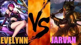 Winning Against Ezreal And Fiora! Leading By Example! Season 9 Master Evelynn VS Jarvan Jungle