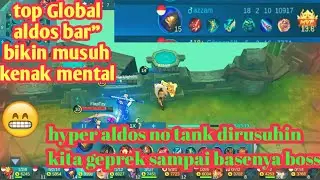 CARA MAIN ALDOS HYPER+BAR-BAR.bikin musuh mythik II kenak mental boss...
