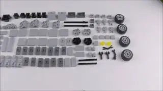 Lego military MOC ww2 german Kubelwagen parts list
